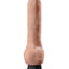 Real Feel Deluxe No. 5 Wallbanger Vibrating Dildo with Balls - Flesh/Vanilla - 8in