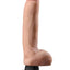 Real Feel Deluxe No. 5 Wallbanger Vibrating Dildo with Balls