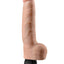 Real Feel Deluxe No. 6 Wallbanger Vibrating Dildo with Balls