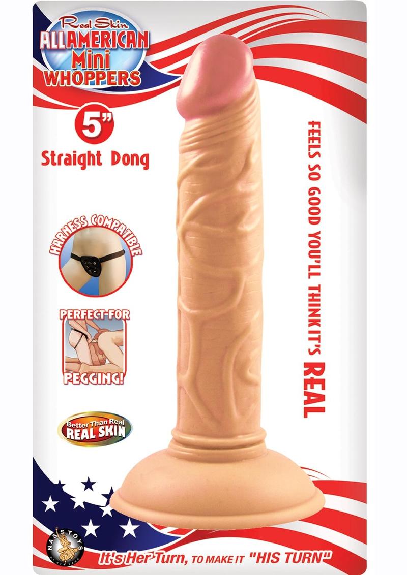 Real Skin All American Mini Whoppers Dildo - Vanilla - 5in