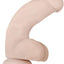 Real Supple Poseable Dildo with Balls