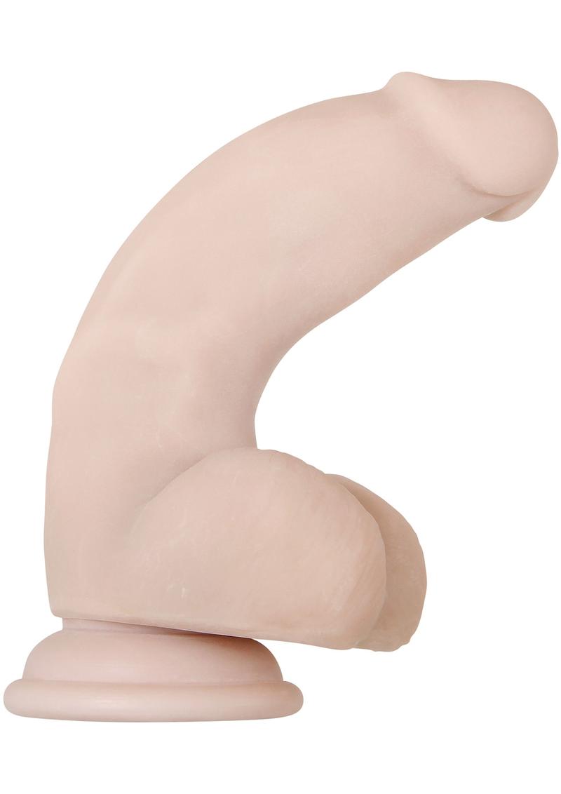 Real Supple Poseable Dildo with Balls