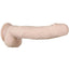 Real Supple Poseable Dildo with Balls - Vanilla - 9.5in