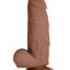 Realcocks Dual Layered #1 Bendable Dildo - Caramel - 5.5in