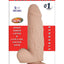 Realcocks Dual Layered #1 Bendable Dildo - Vanilla - 5.5in