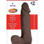 Realcocks Dual Layered #2 Bendable Dildo - Chocolate - 7in