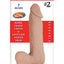 Realcocks Dual Layered #2 Bendable Dildo - Flesh/Vanilla - 7in