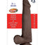 Realcocks Dual Layered #3 Bendable Dildo - Brown/Chocolate - 7.5in