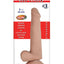 Realcocks Dual Layered #3 Bendable Dildo - Flesh/Vanilla - 7.5in