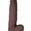 Realcocks Dual Layered #7 Bendable Dildo - Brown/Chocolate - 8.5in