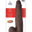 Realcocks Dual Layered #9 Bendable Thick Dildo - Chocolate - 9in