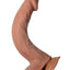 Realcocks Dual Layered Bendable Dildo - Chocolate - 9in