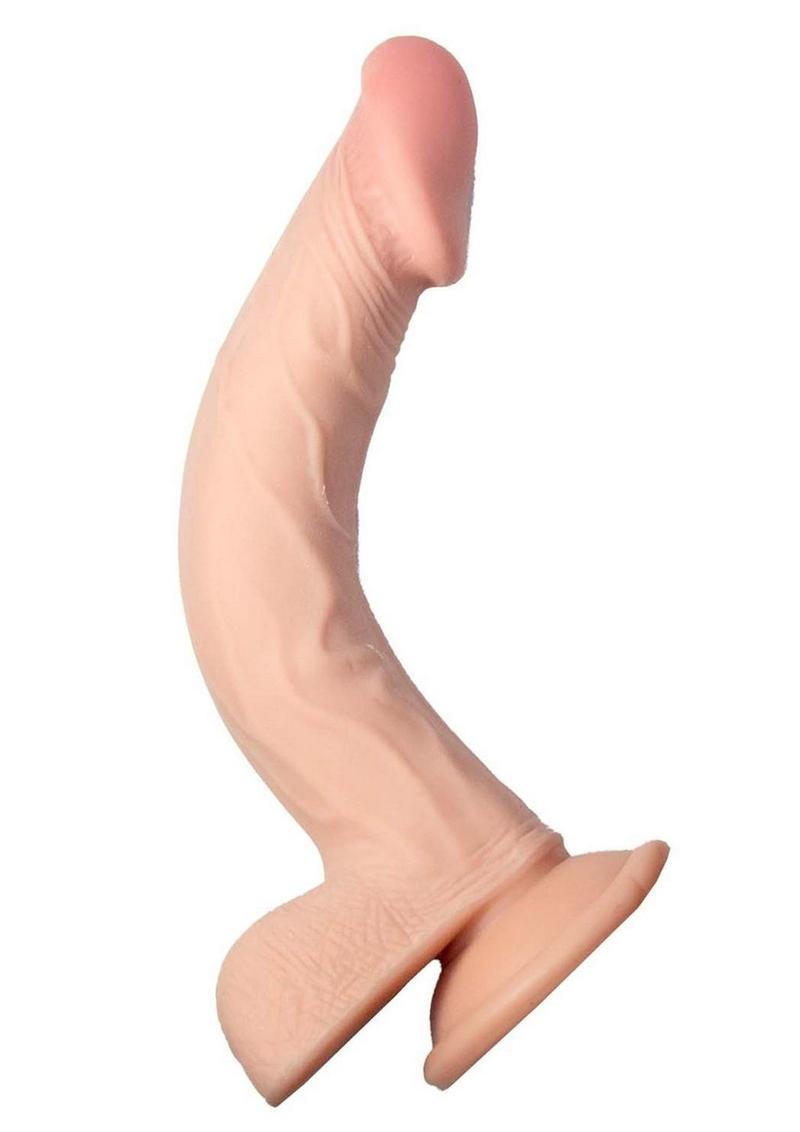 Realcocks Dual Layered Bendable Dildo - Vanilla - 9in