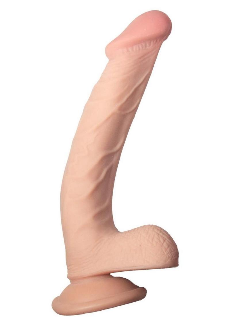 Realcocks Dual Layered Bendable Dildo - Vanilla - 9in