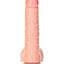 Realrock Curved Realistic Dildo with Balls and Suction Cup