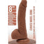 Realrock Curved Realistic Dildo with Balls and Suction Cup