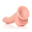 Realrock Curved Realistic Dildo with Balls and Suction Cup