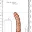 Realrock Curved Realistic Dildo with Suction Cup