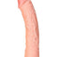 Realrock Curved Realistic Dildo with Suction Cup - Vanilla - 9in
