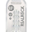Realrock Curvy Dildo Or Butt Plug - Clear - 5.5in