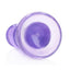 Realrock Curvy Dildo Or Butt Plug - Purple - 5.5in