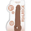 Realrock Realistic Penis Sleeve - Caramel - 9in