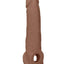 Realrock Realistic Penis Sleeve - Caramel - 9in