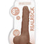 Realrock Skin Realistic Dildo with Balls - Caramel - 8in