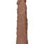 Realrock Skin Realistic Dildo Without Balls - Caramel - 7in