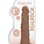 Realrock Skin Realistic Dildo Without Balls - Caramel - 8in
