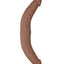 Realrock Skin Realistic Double Dildo - Caramel - 14in