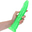 Realrock Slim Glow In The Dark Dildo with Suction Cup - Glow In The Dark/Green - 10in