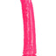 Realrock Slim Glow In The Dark Dildo with Suction Cup - Glow In The Dark/Pink - 10in