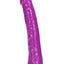 Realrock Slim Glow In The Dark Dildo with Suction Cup - Glow In The Dark/Purple - 10in