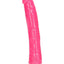 Realrock Slim Glow In The Dark Dildo with Suction Cup - Glow In The Dark/Pink - 11in