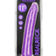 Realrock Slim Glow In The Dark Dildo with Suction Cup - Glow In The Dark/Purple - 11in