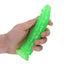 Realrock Slim Glow In The Dark Dildo with Suction Cup - Glow In The Dark/Green - 6in