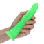 Realrock Slim Glow In The Dark Dildo with Suction Cup - Glow In The Dark/Green - 7in