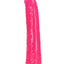 Realrock Slim Glow In The Dark Dildo with Suction Cup - Glow In The Dark/Pink - 8in
