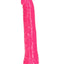 Realrock Slim Glow In The Dark Dildo with Suction Cup - Glow In The Dark/Pink - 9in