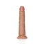 Realrock Slim Realistic Dildo with Suction Cup - Caramel - 6in