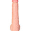 Realrock Straight Realistic Dildo with Balls and Suction Cup - Vanilla - 10in