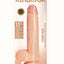 Realrock Straight Realistic Dildo with Balls and Suction Cup - Vanilla - 11in