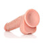 Realrock Straight Realistic Dildo with Balls and Suction Cup