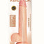 Realrock Straight Realistic Dildo with Balls and Suction Cup - Vanilla - 12in