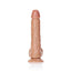 Realrock Straight Realistic Dildo with Balls and Suction Cup - Caramel - 7in