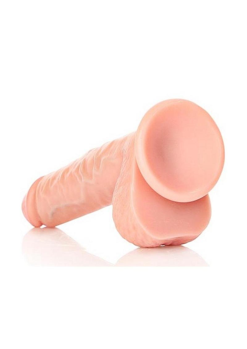 Realrock Straight Realistic Dildo with Balls and Suction Cup