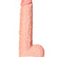 Realrock Straight Realistic Dildo with Balls and Suction Cup