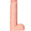 Realrock Straight Realistic Dildo with Balls and Suction Cup