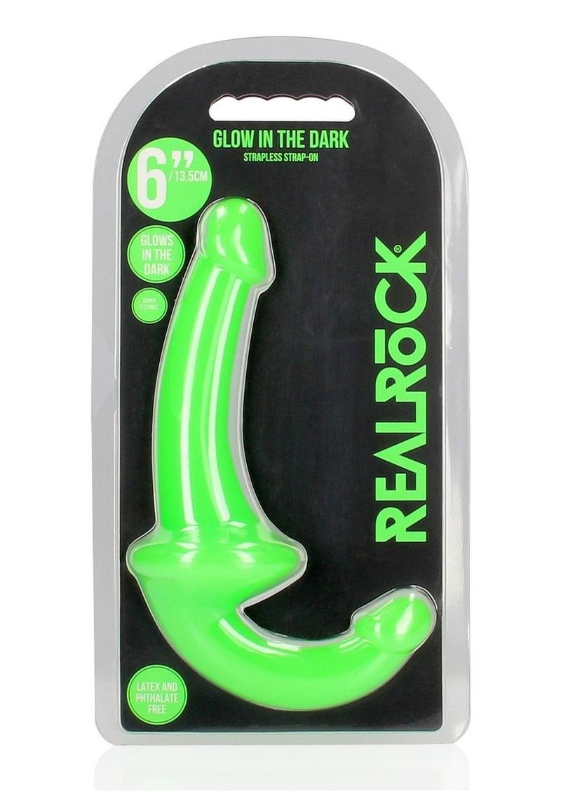 Realrock Strapless Strap-On Glow In The Dark Dildo